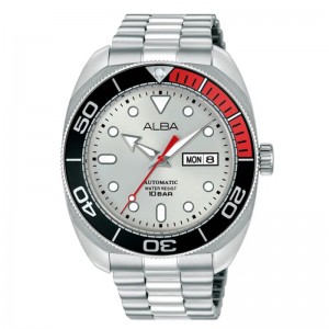 Alba AL4821X1 AL4821 Silver Cola Automatic Day Date Baby Turtle